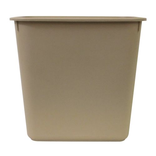 Essential Wastebasket, 8 Quart Rectangular, Beige